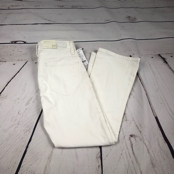 Joie White Cropped Jeans - Picture 2 of 8